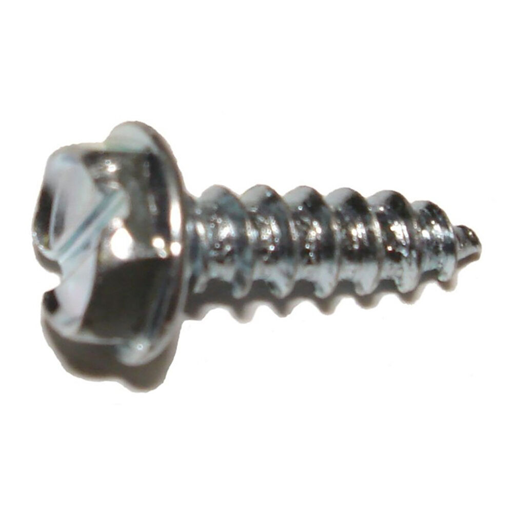 image of 7 X 1/2 Slotted Hex Washer Sheet Metal Screw