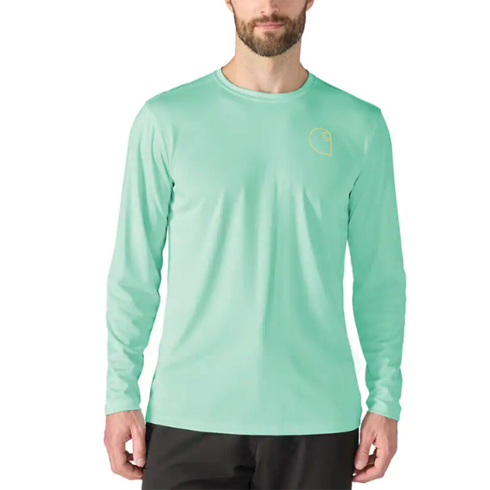 image of Men's Force Sun Defender Long Sleeve Logo T-Shirt