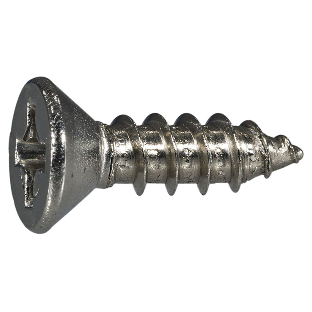 image of 6 x 1/2 Phillips Flat Sheet Metal Screws - 82221