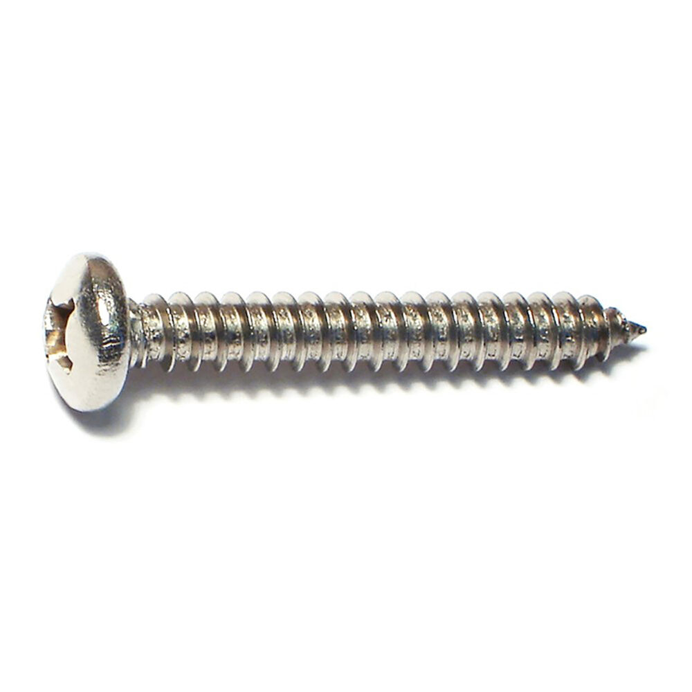 image of 12 x 1-1/2 Phillips Pan Sheet Metal Screws - 82278