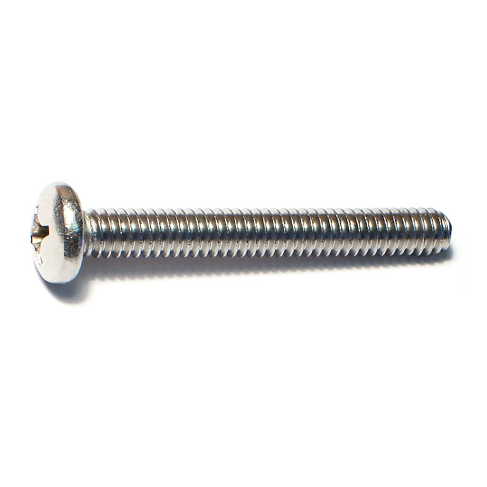 image of 1/4-20 x 2 Phillips Pan Machine Screws - 82496