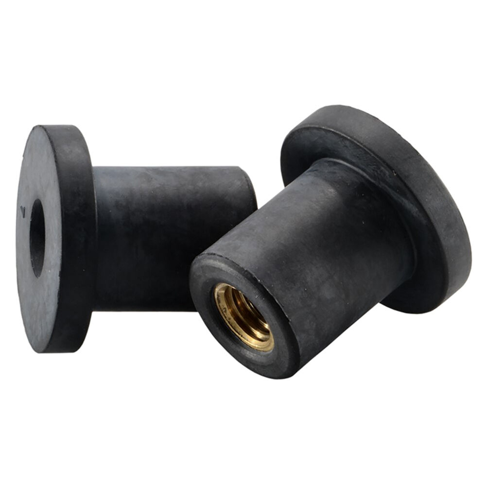 image of Well Nuts, 3/8-16 x 1, Rubber, 1-Piece