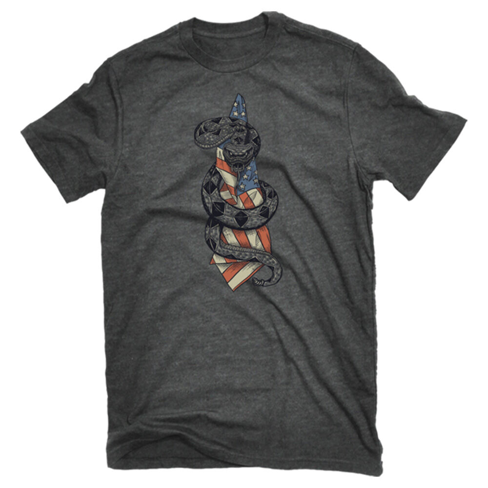 image of Men's Snake Wrapped Flag T-Shirt