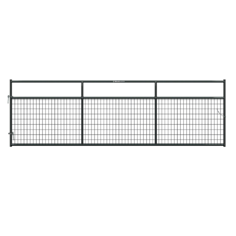 image of 12 ft Frontier Wire-Filled Gate, Gray