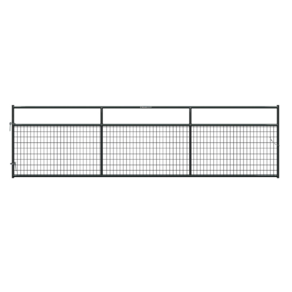image of 16 ft Frontier Wire-Filled Gate, Gray