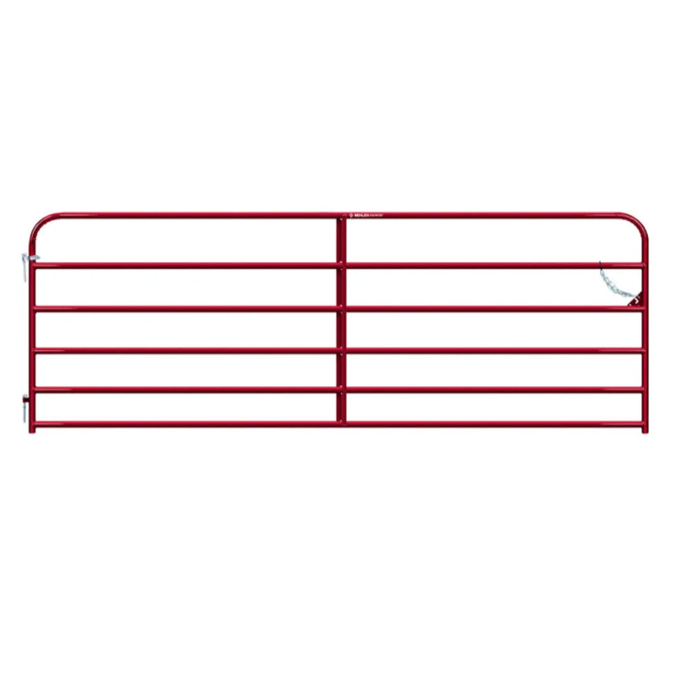 image of 12 ft Heritage Round Corner Gate, Red