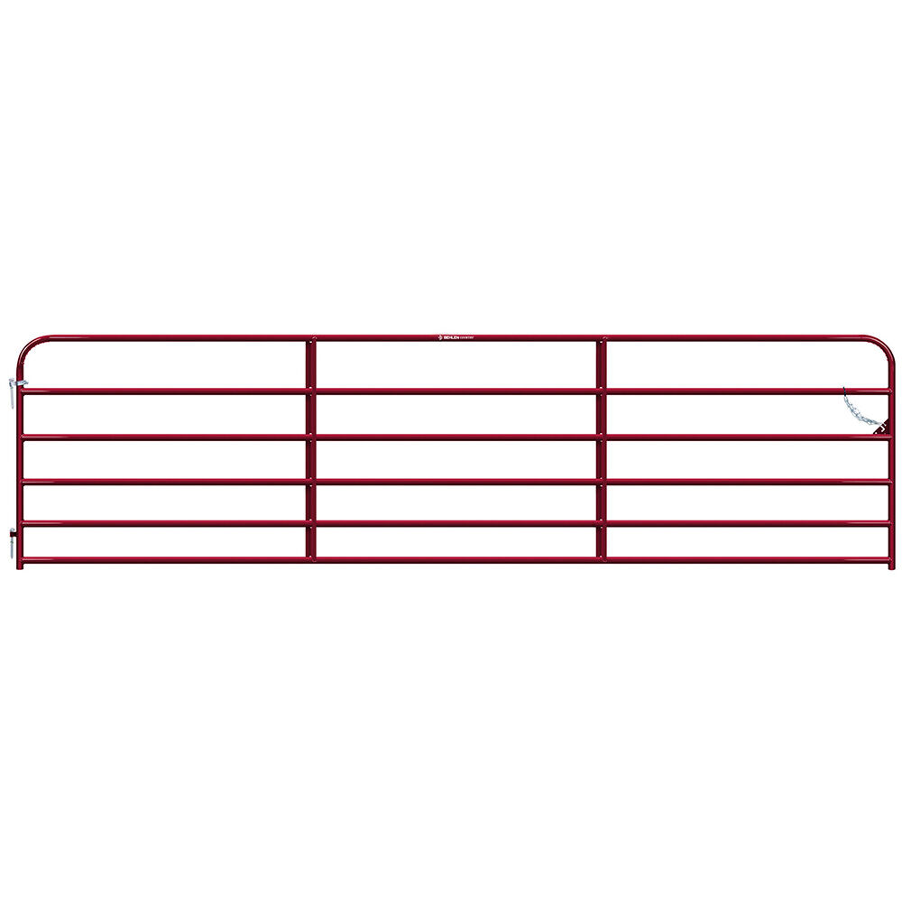 image of 16 ft Heritage Round Corner Gate, Red