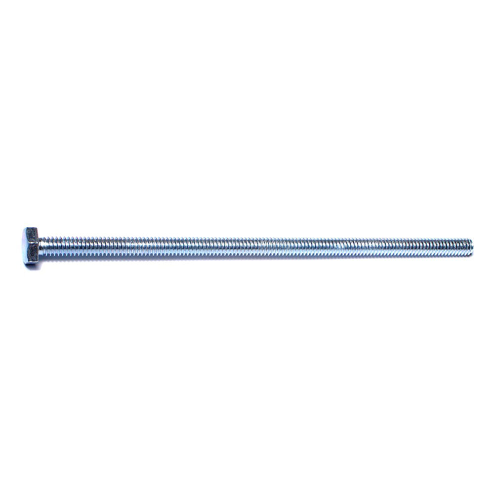 image of Full Thread Hex Tap Bolts, 1/4-20 x 6, Zinc, 1-Piece