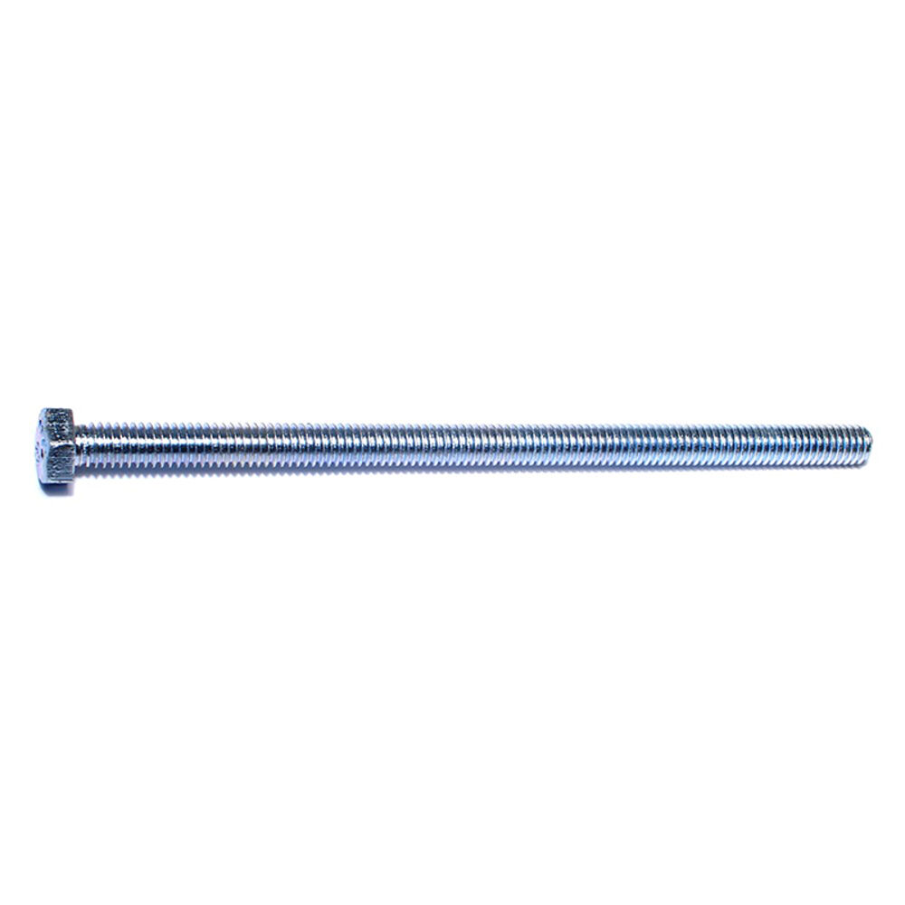 image of Full Thread Hex Tap Bolts, 5/16-18 x 6, Zinc, 1-Piece