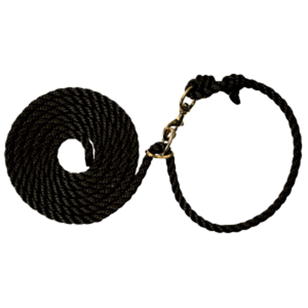 image of Livestock Adjustable Poly Neck Rope, Black