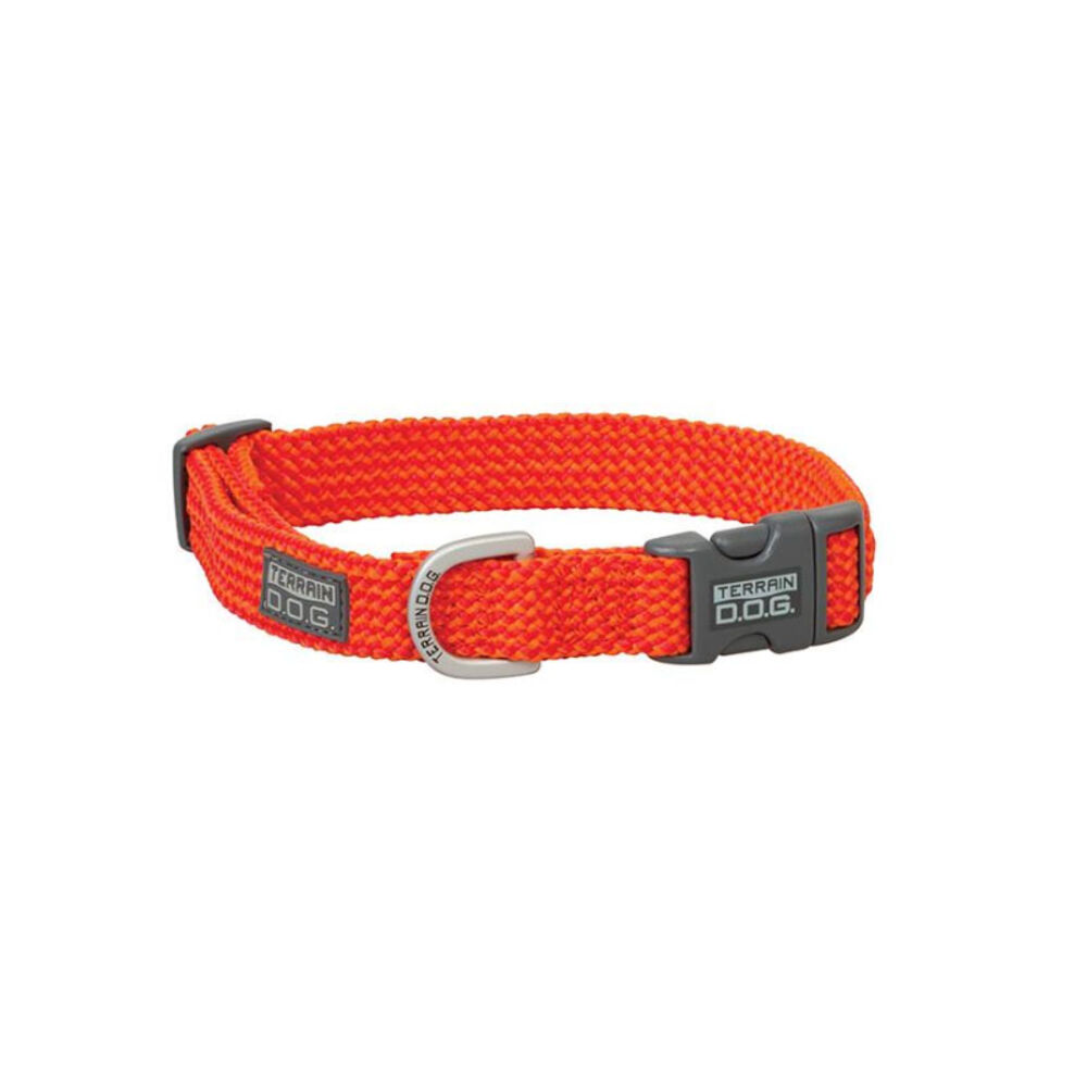 image of Elevation Snap-n-Go Collar, Medium, 3/4-inch x 13-inch-19-inch, Orange/Red
