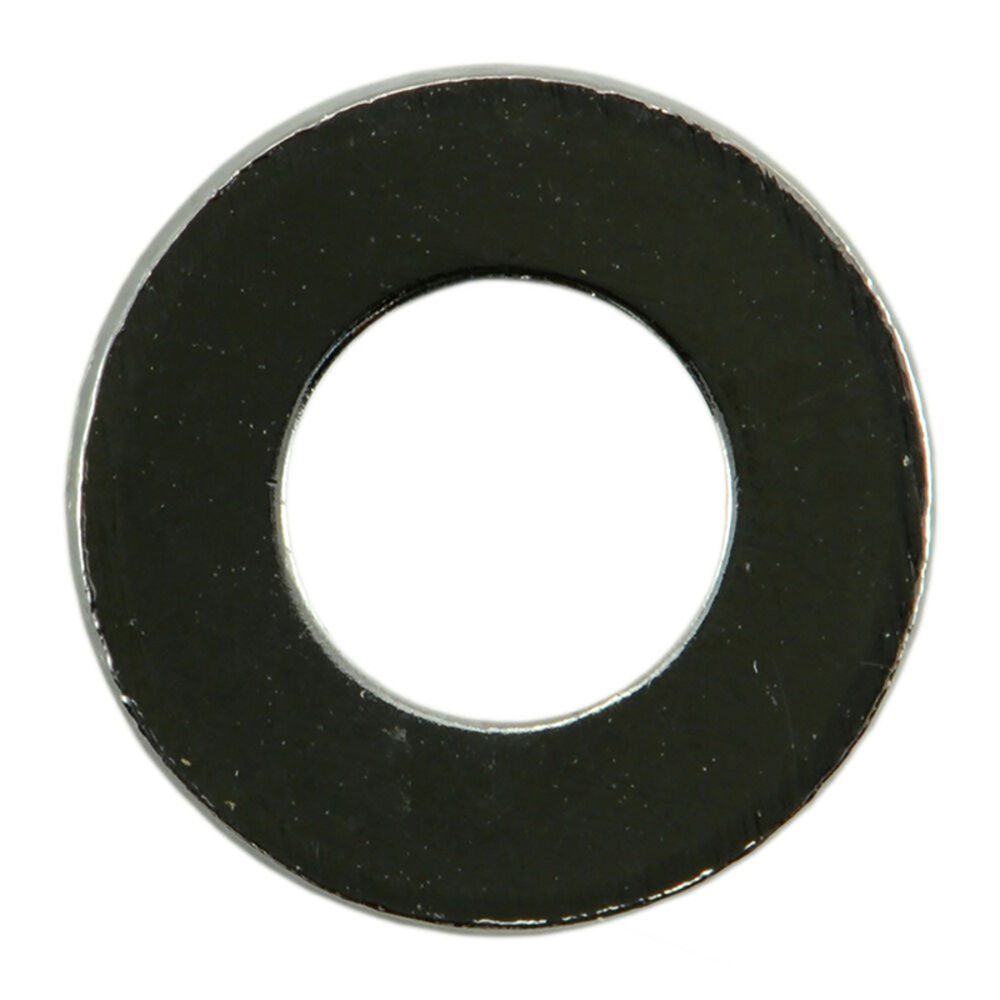image of Flat Washers, 4mm, Chrome, 1-Piece