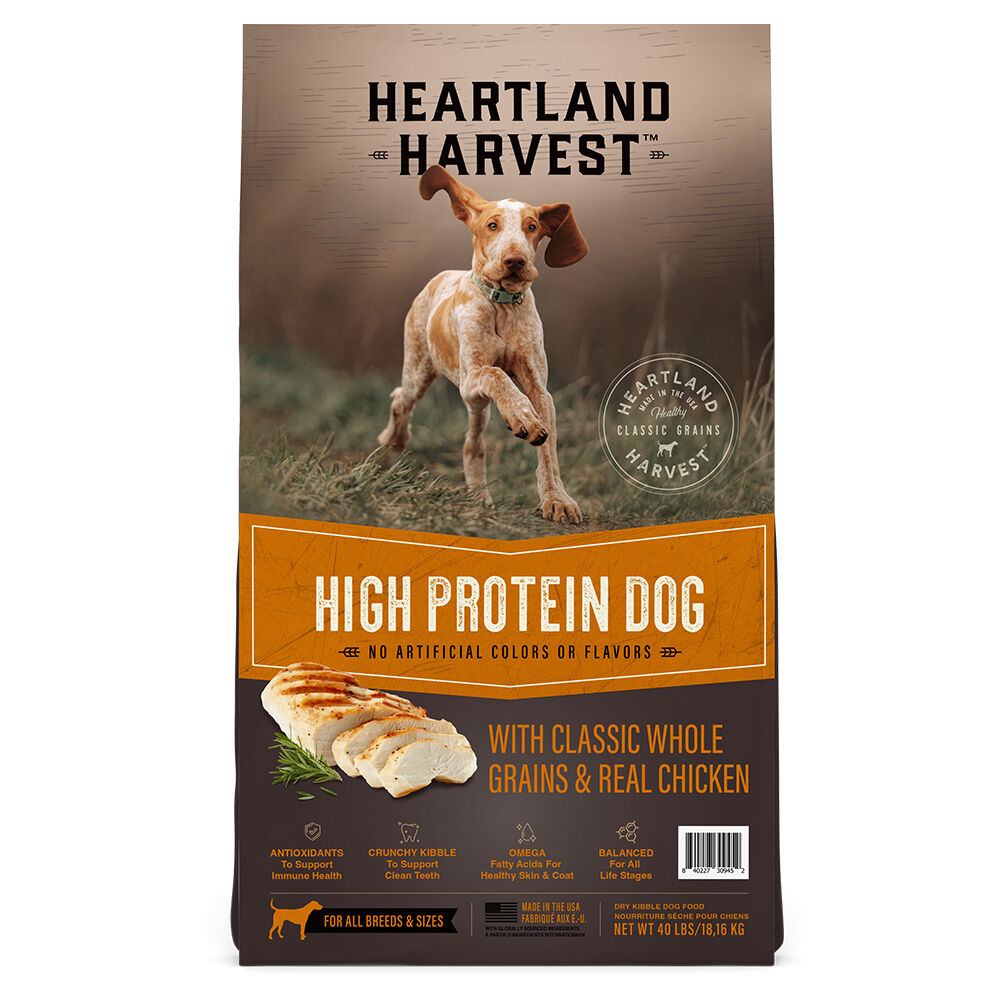 image of High Protein Dry Dog Food, 40 lb