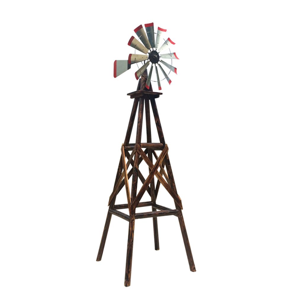 image of Char-Log Red-Tipped Windmill- 9 ft