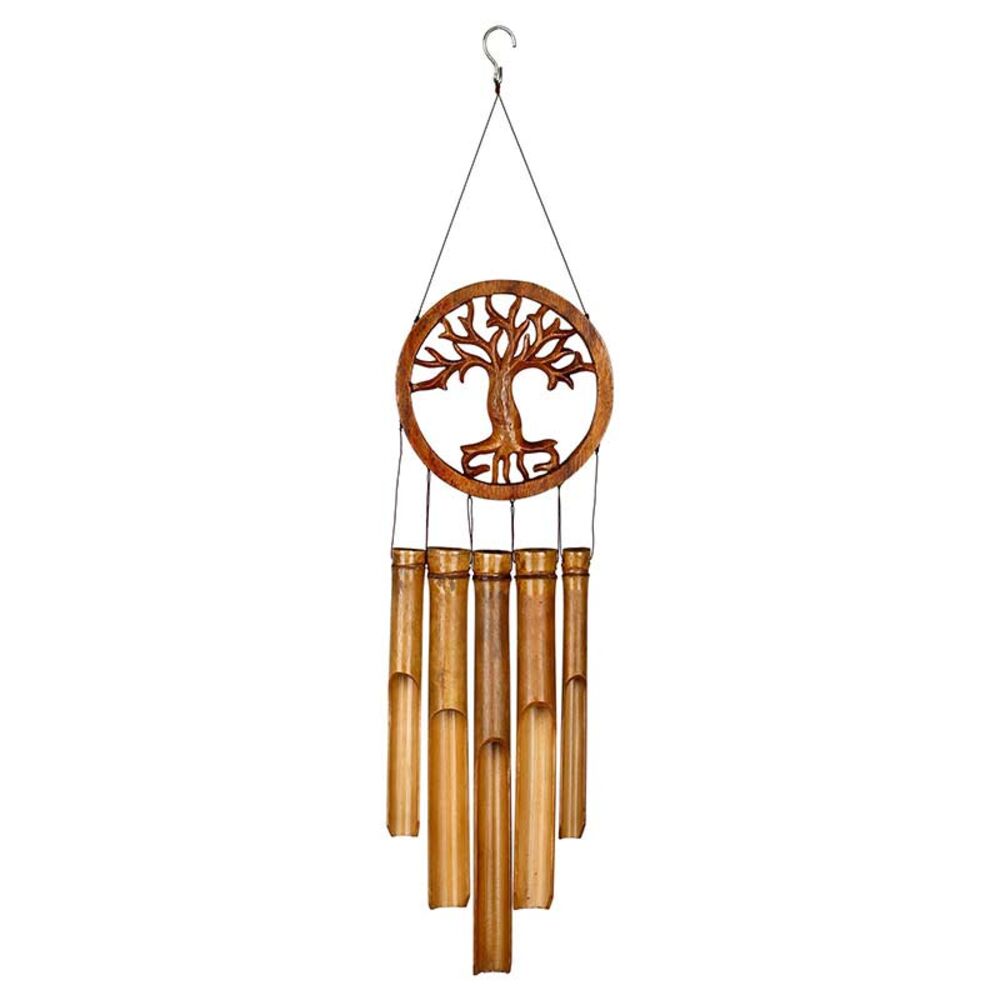 image of Tree of Life Bamboo Wind Chime