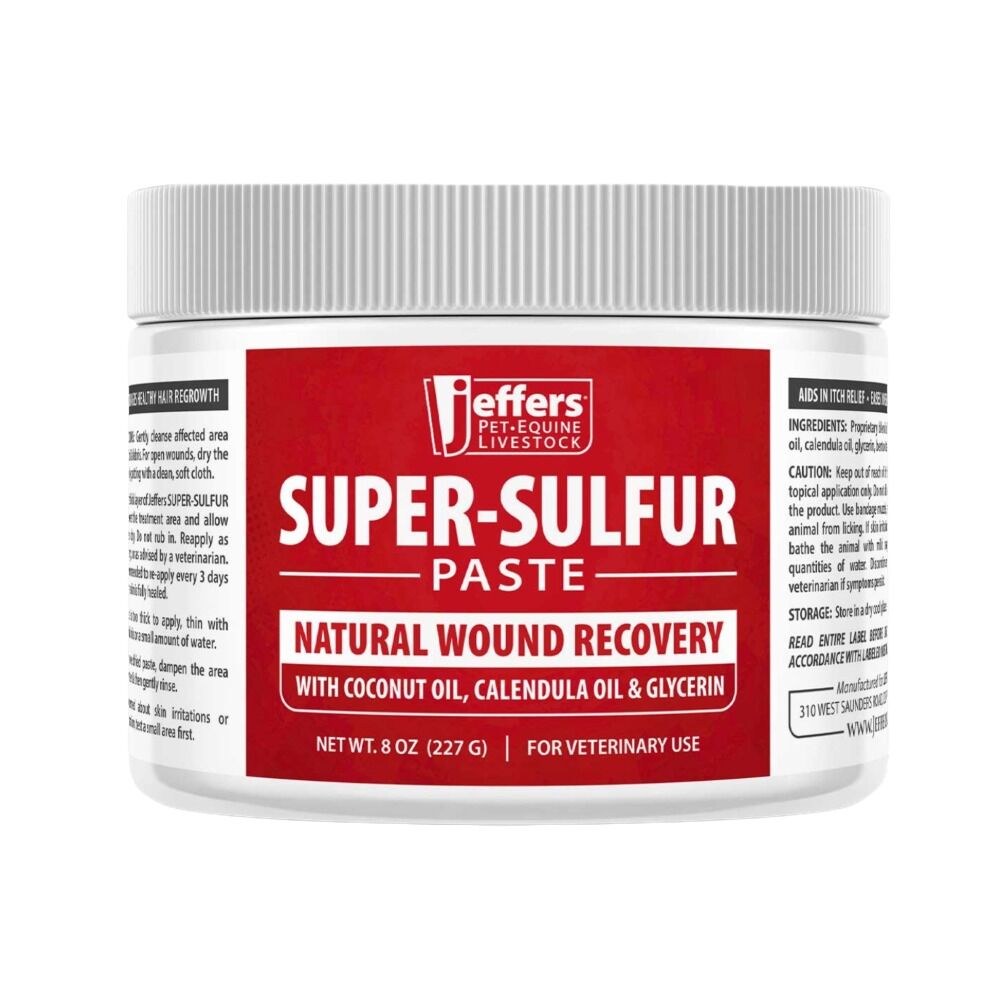 image of Super Sulfur Healing Paste – Natural Skin & Wound Care for Horses, Pets & Livestock