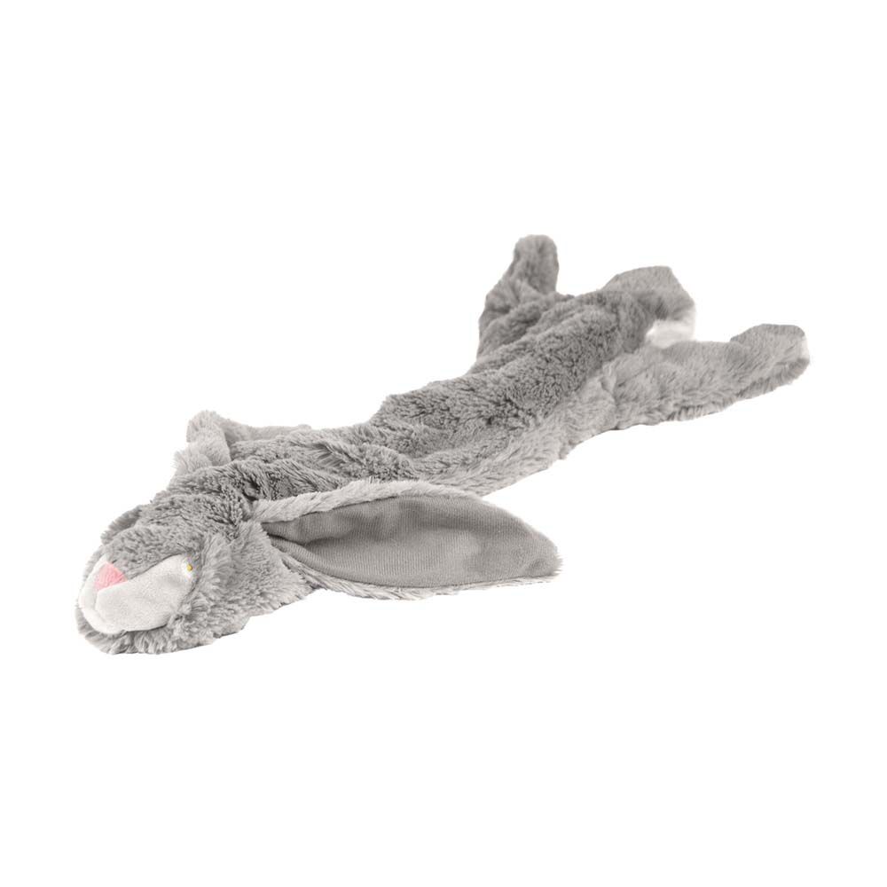 image of Thinnies Unstuffed with Rope & Squeaker Dog Toy, 21 in, Rabbit