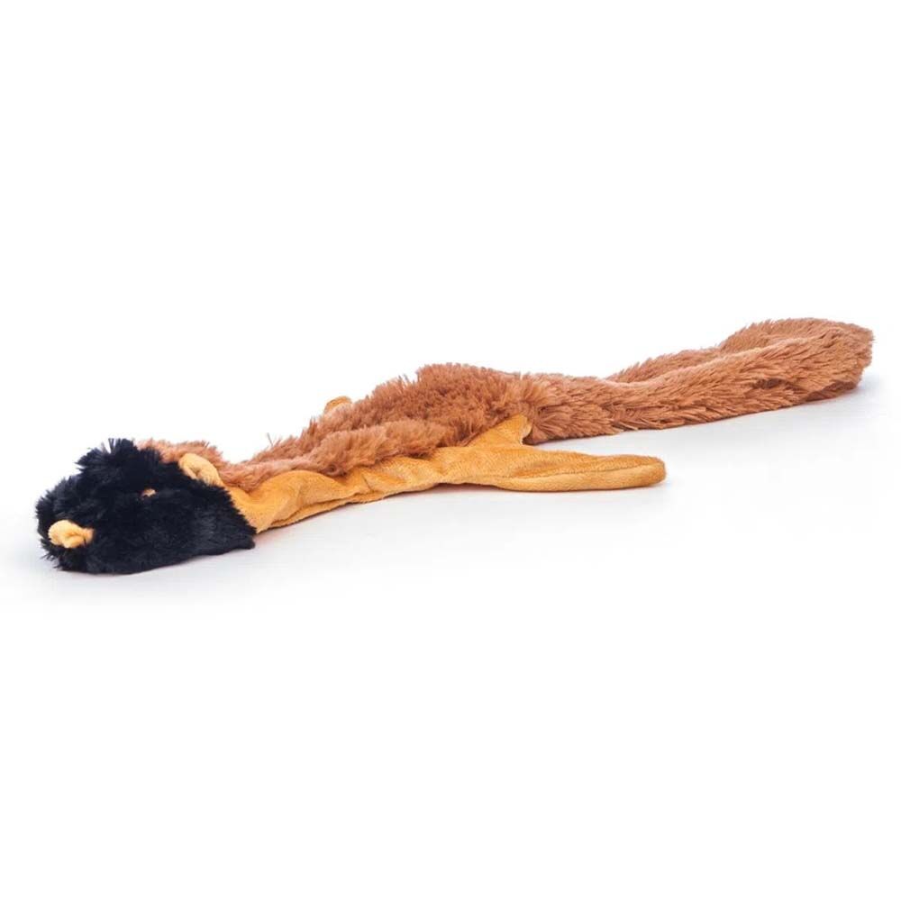 image of Thinnies Unstuffed with Rope & Squeaker Dog Toy, 21 in, Chipmunk