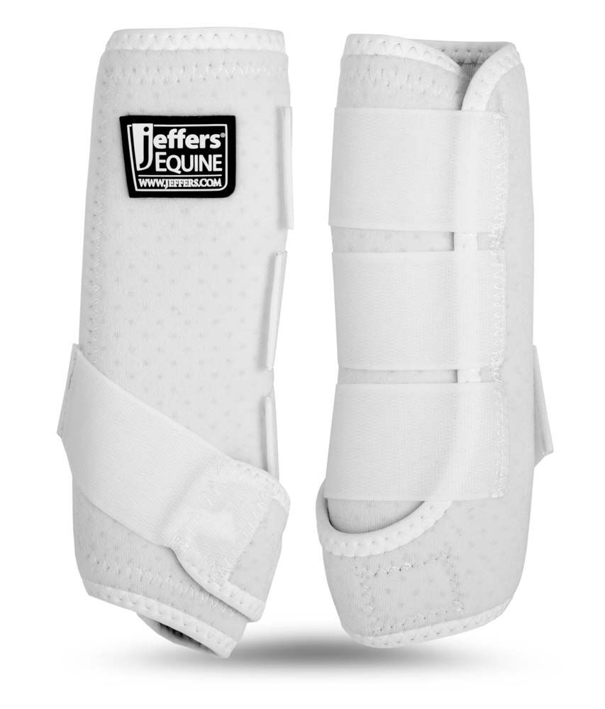 image of Protective Horse Boots - Pair - White - Small