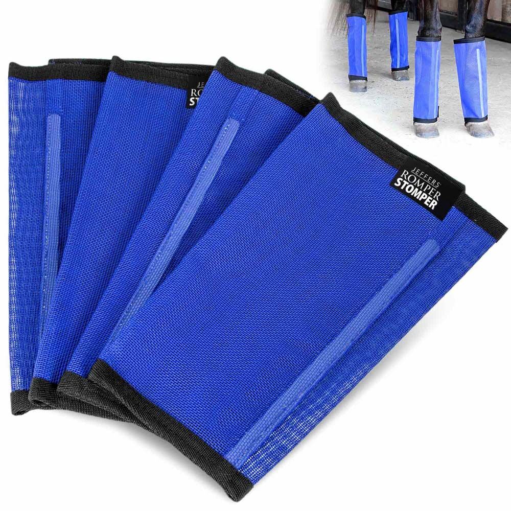 image of Romper Stomper  inStomp -Free in Fly Boots for Horses - 4 pk - Indigo - Medium