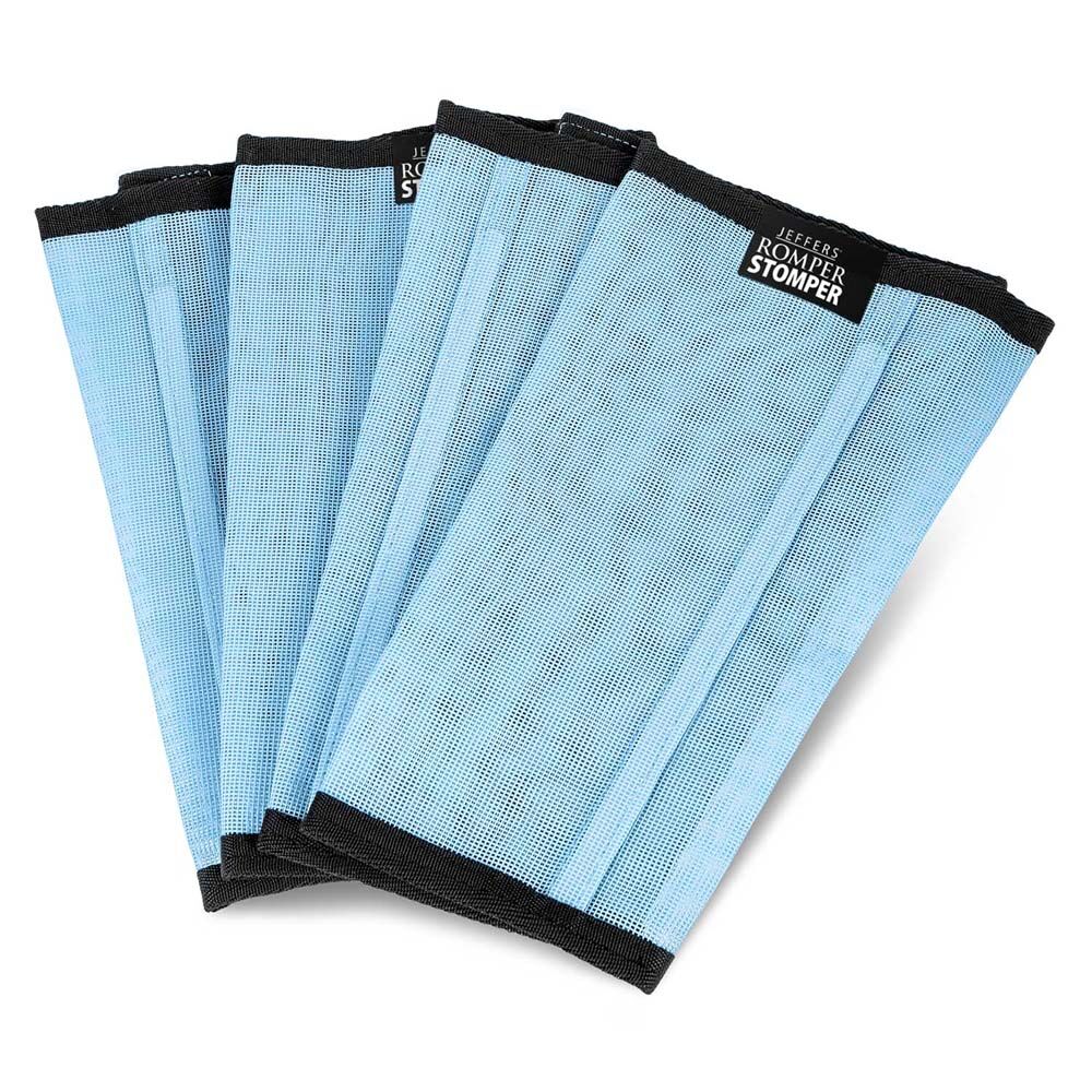 image of Romper Stomper  inStomp -Free in Fly Boots for Horses - 4 pk - Light Blue - Small