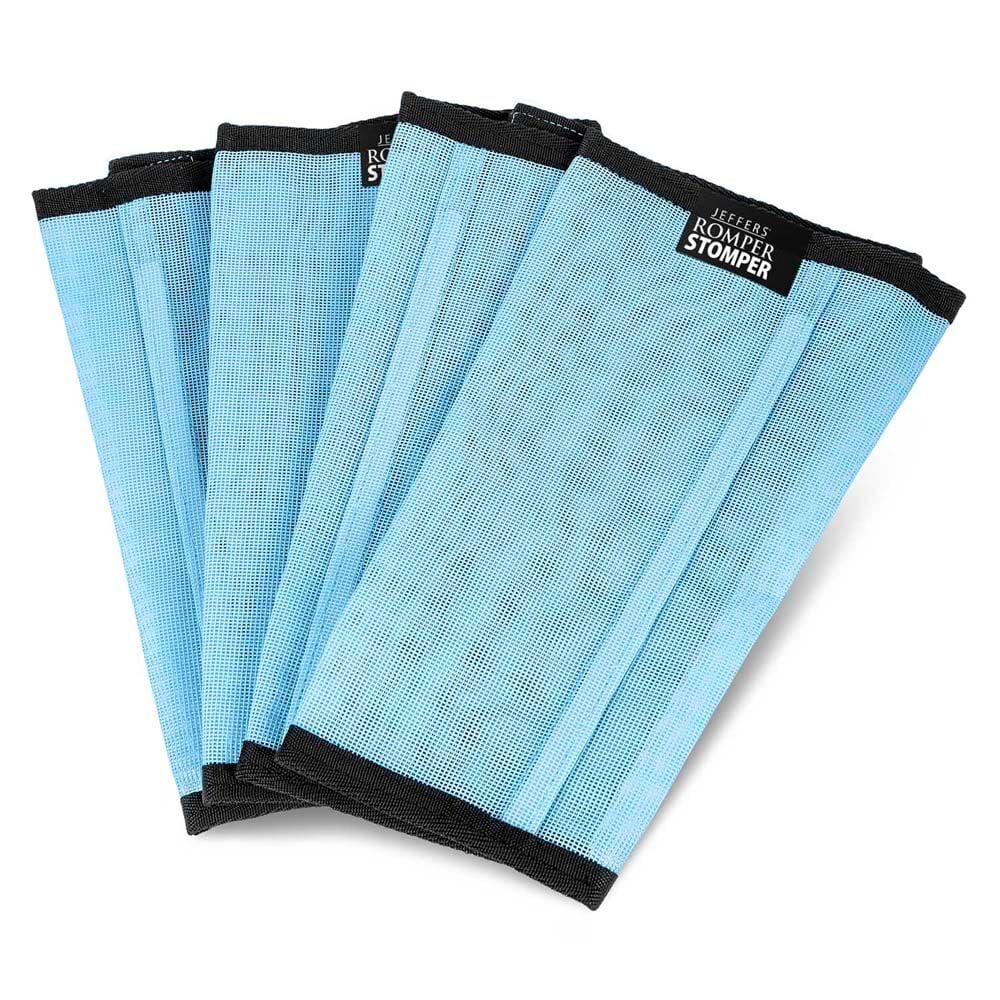 image of Romper Stomper  inStomp -Free in Fly Boots for Horses - 4 pk - Light Blue - Medium