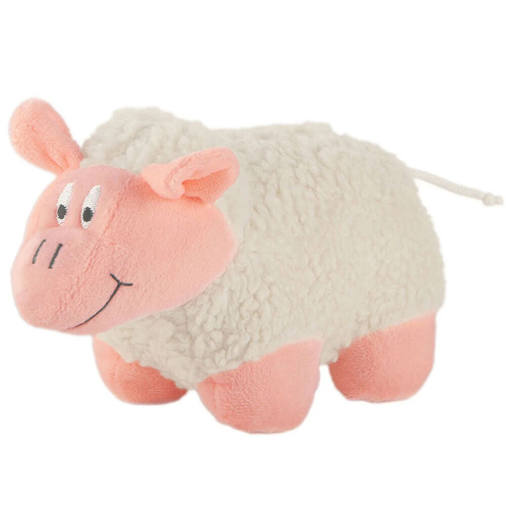image of Fleecy Lamb Squeaker Dog Toy - 9 in