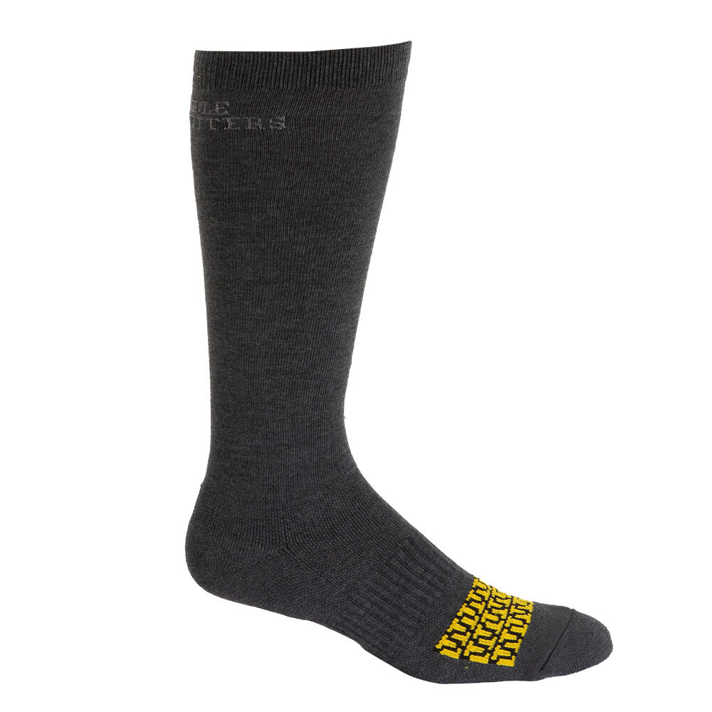 image of Men's Safety Toe Sock Over the Calf, 2 pk, Charcoal