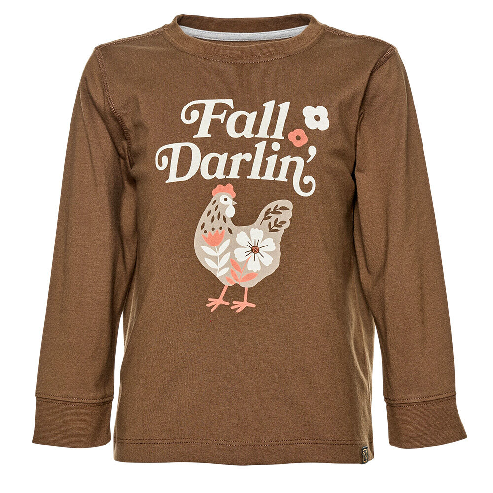 image of Toddler's The Best Darn Long Sleeve Graphic Tee
