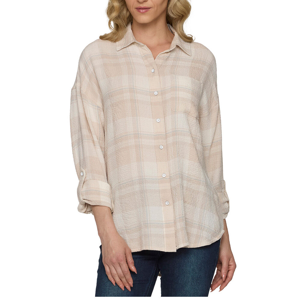 image of Women's Gemma Long Sleeve Shirt, Cream