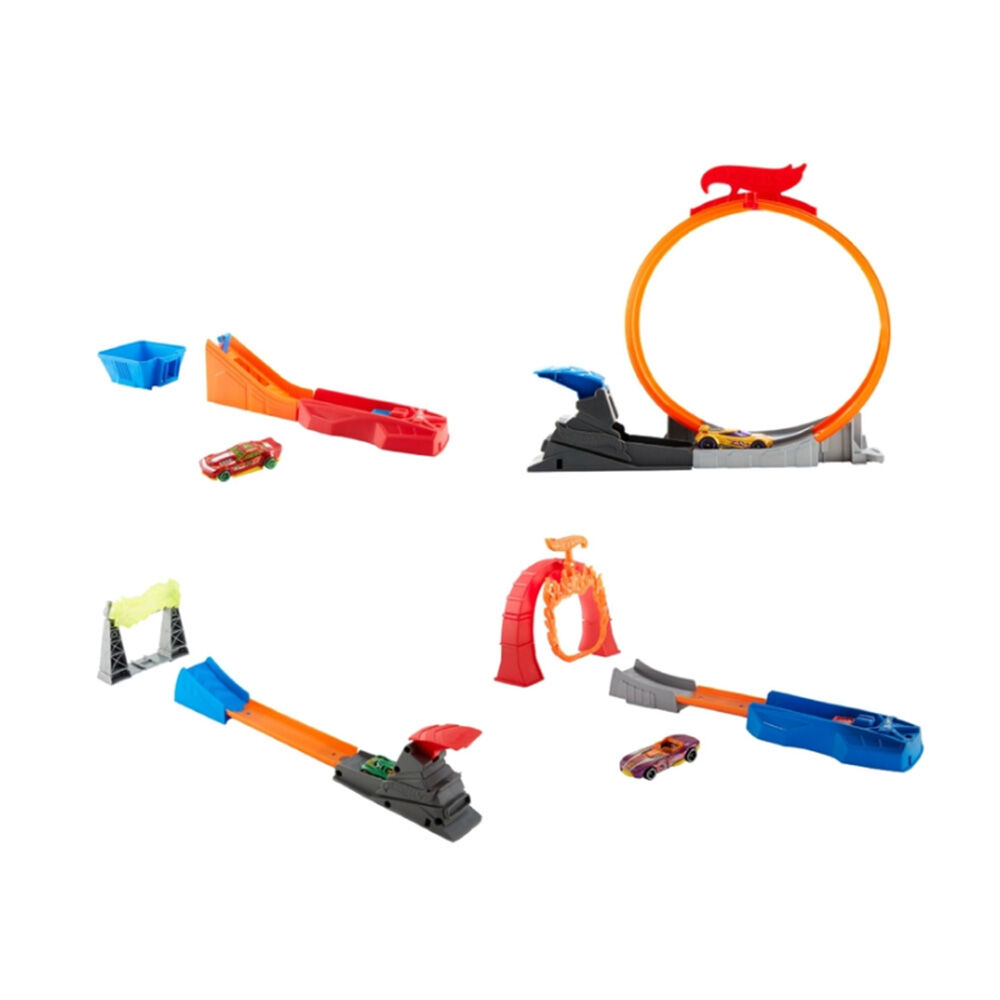 image of Assorted Toy Car and Track Set (Style May Vary)