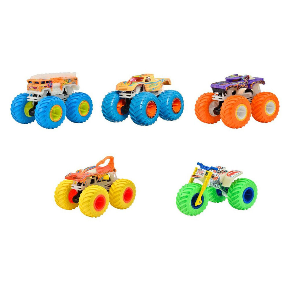 image of Assorted Glow in the Dark Toy Monster Trucks (Style May Vary)
