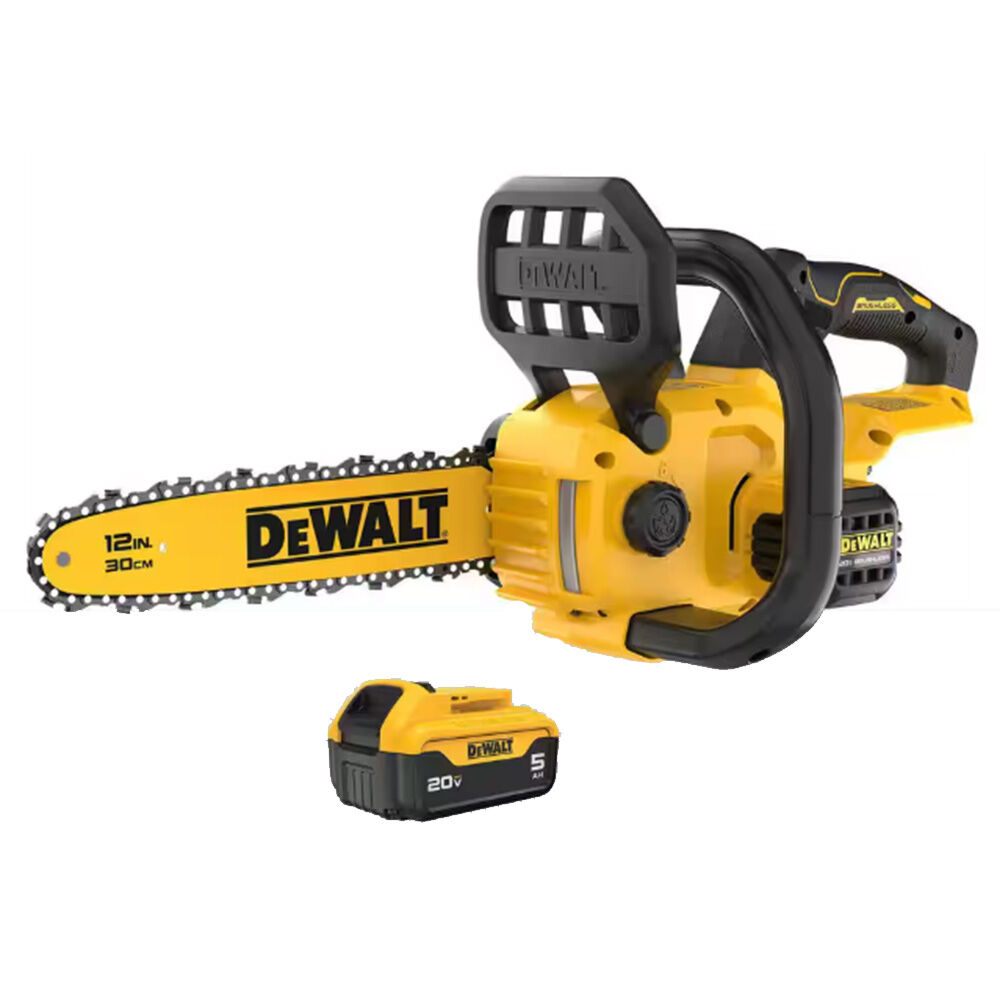 image of 12 in 20V MAX Cordless Chainsaw Kit with 5 Ah Battery and Charger