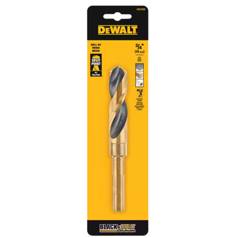 image of 3/4 in Black and Gold Drill Bit