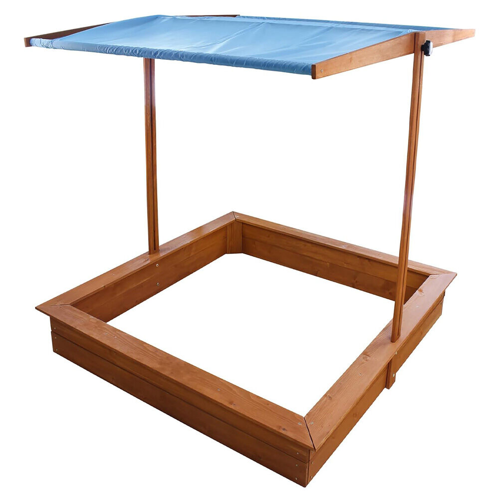 image of Red Hemlock Sand Box with Canopy