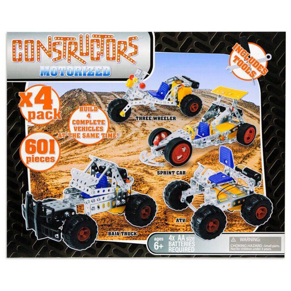 image of 4-in-1 Metal Constructors Set