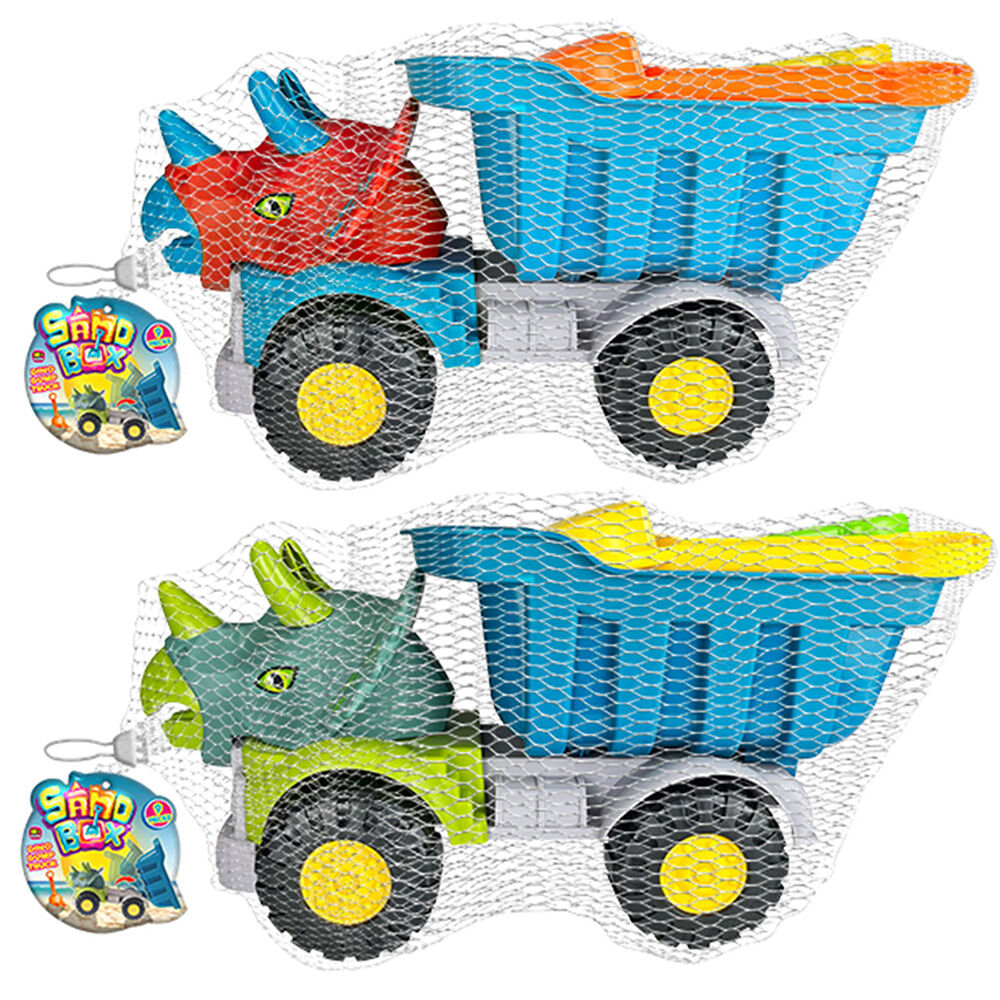 image of Assorted Sand Box Dino Dump Truck Playset (Style May Vary)
