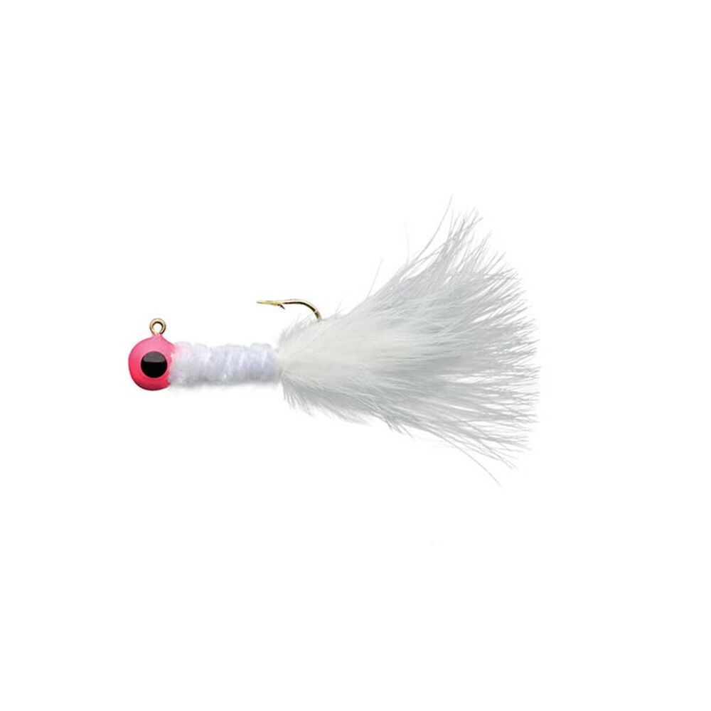 image of Pink/White Crappie Jig, 1/8 oz