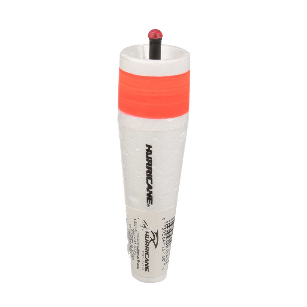 image of Slotted Red/White Weighted Float, 5-in