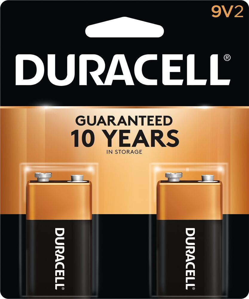 image of 9V Alkaline Battery, 2 Pack