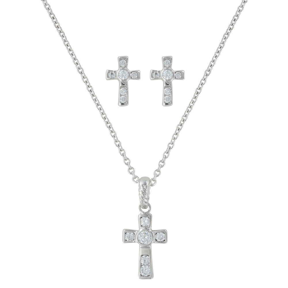 image of A Mark of Faith Cross Jewelry Set
