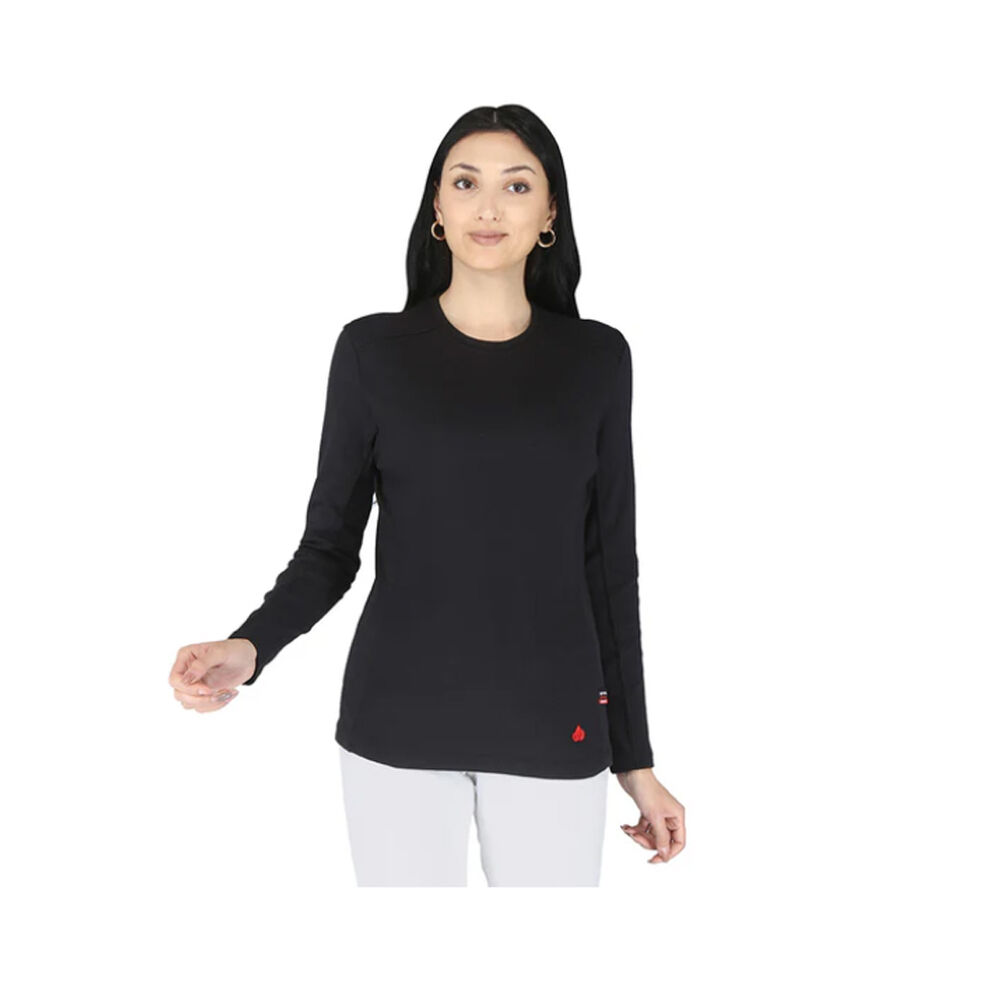 image of Women's Long Sleeve FR Crew Neck T-shirt-