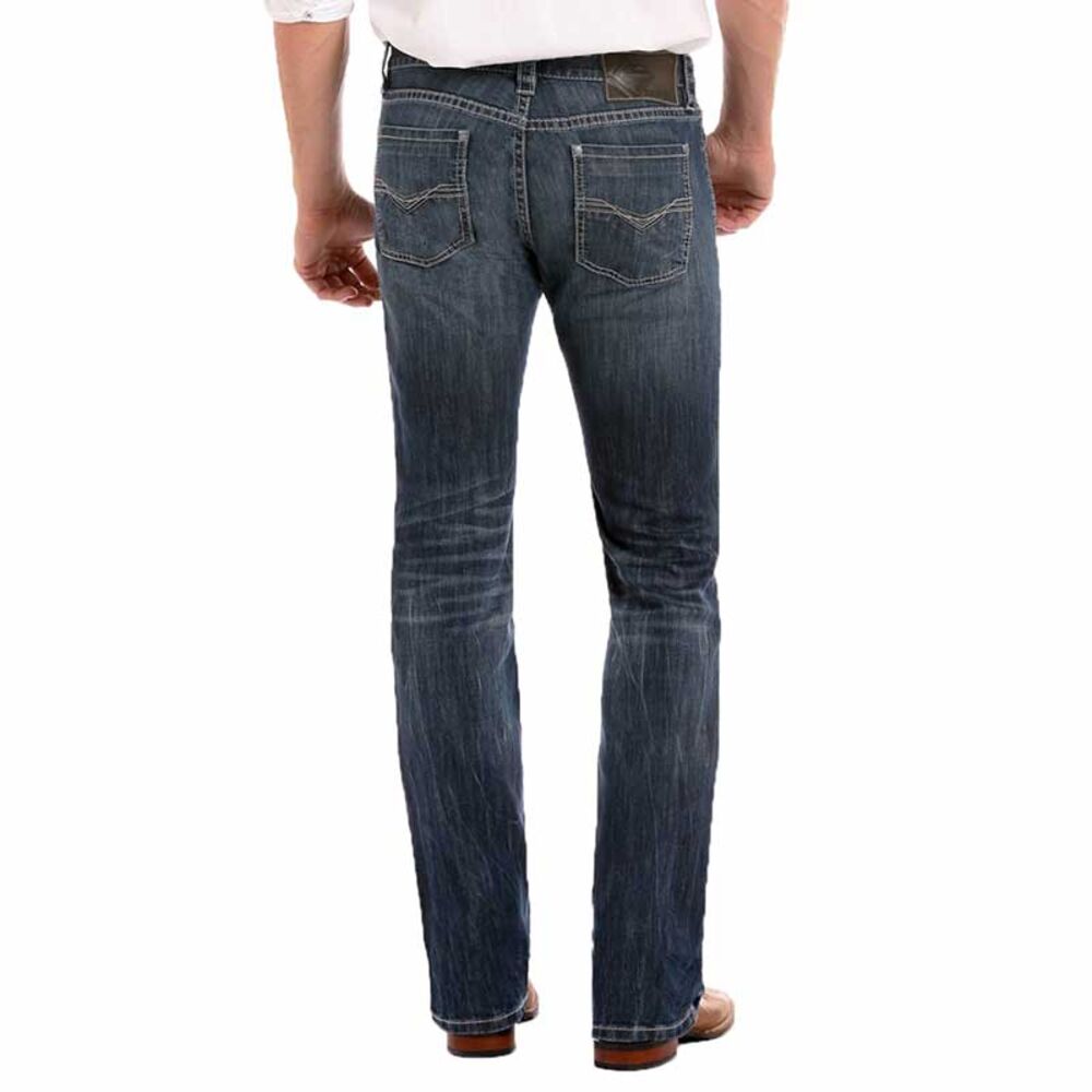 image of Men's Medium Wash Revolver Straight Leg ReFlex Jean