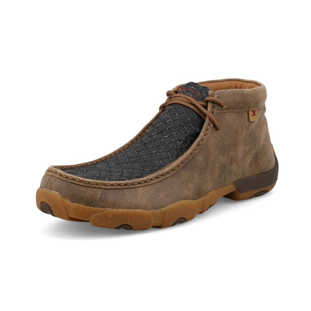 image of Men's Chukka Driving Moc, Black/Bomber