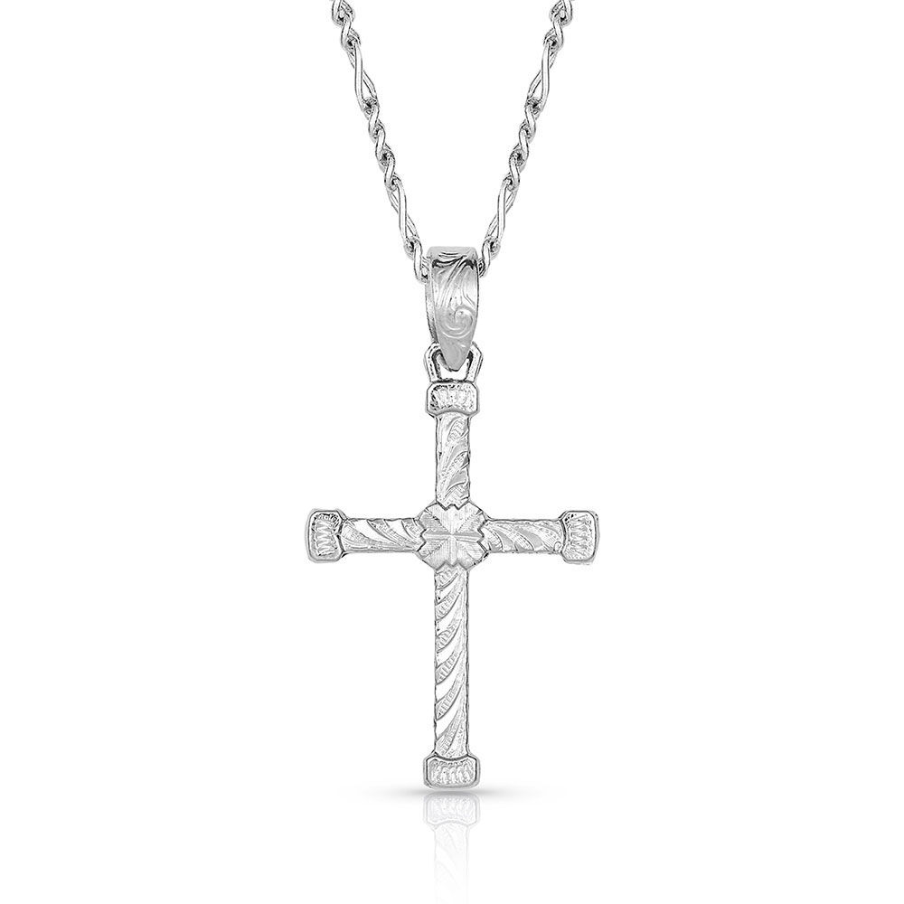 image of Binding in Faith Cross Necklace