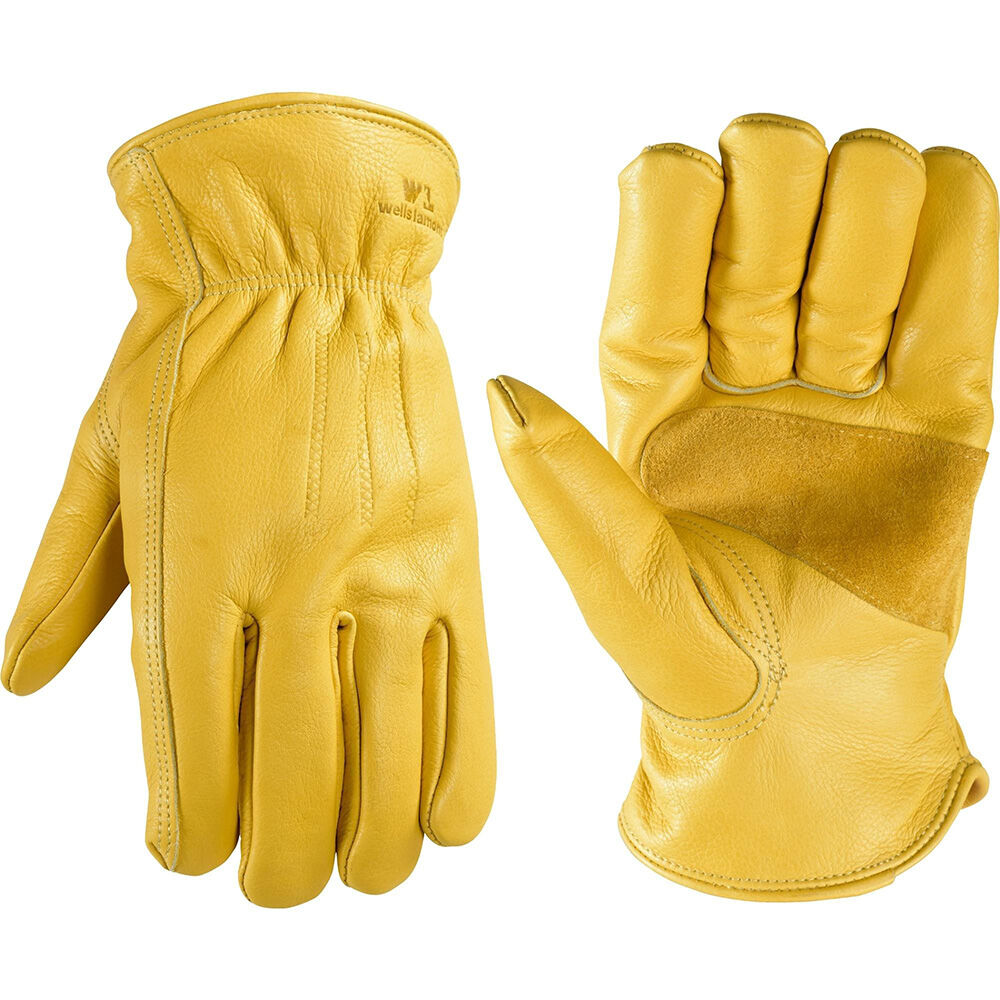 image of Men's Cowhide Insulated Shirred Wrist